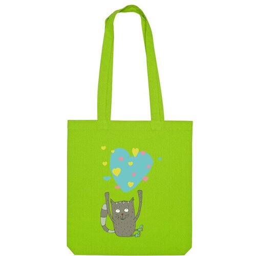 фото Сумка шоппер us basic, зеленый