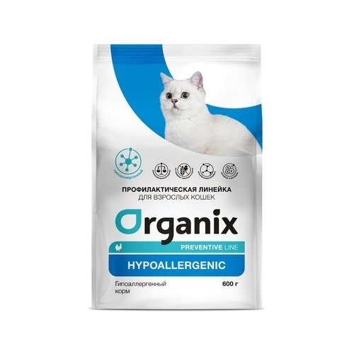 Organix Preventive Line Hypoallergenic сухой корм для кошек Гипоаллергенный 600 г