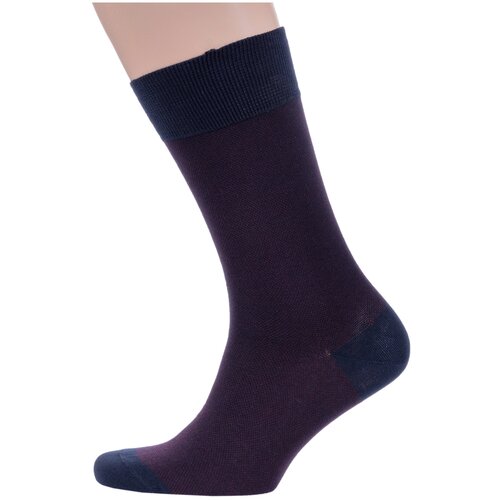 фото Мужские носки sergio di calze, 1 пара, классические, размер 25, бордовый