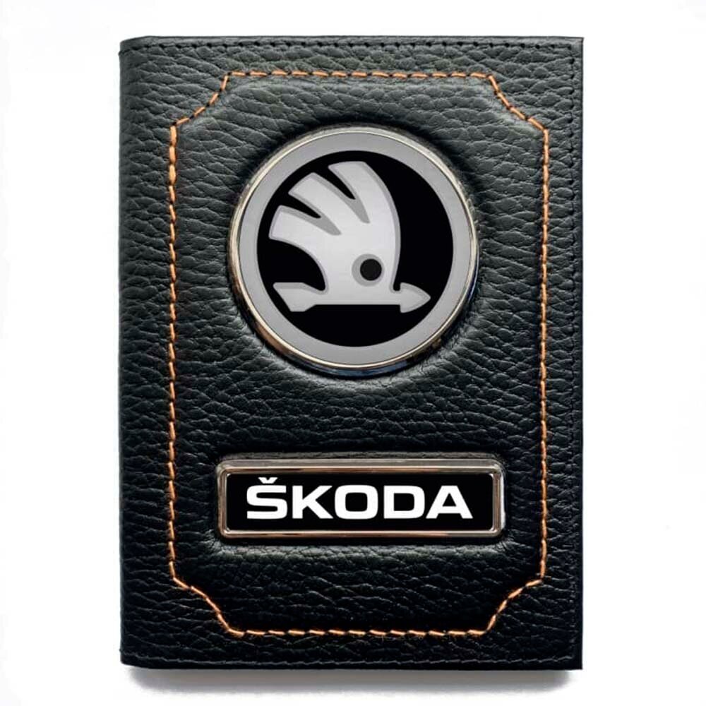 Обложка для автодокументов Skoda