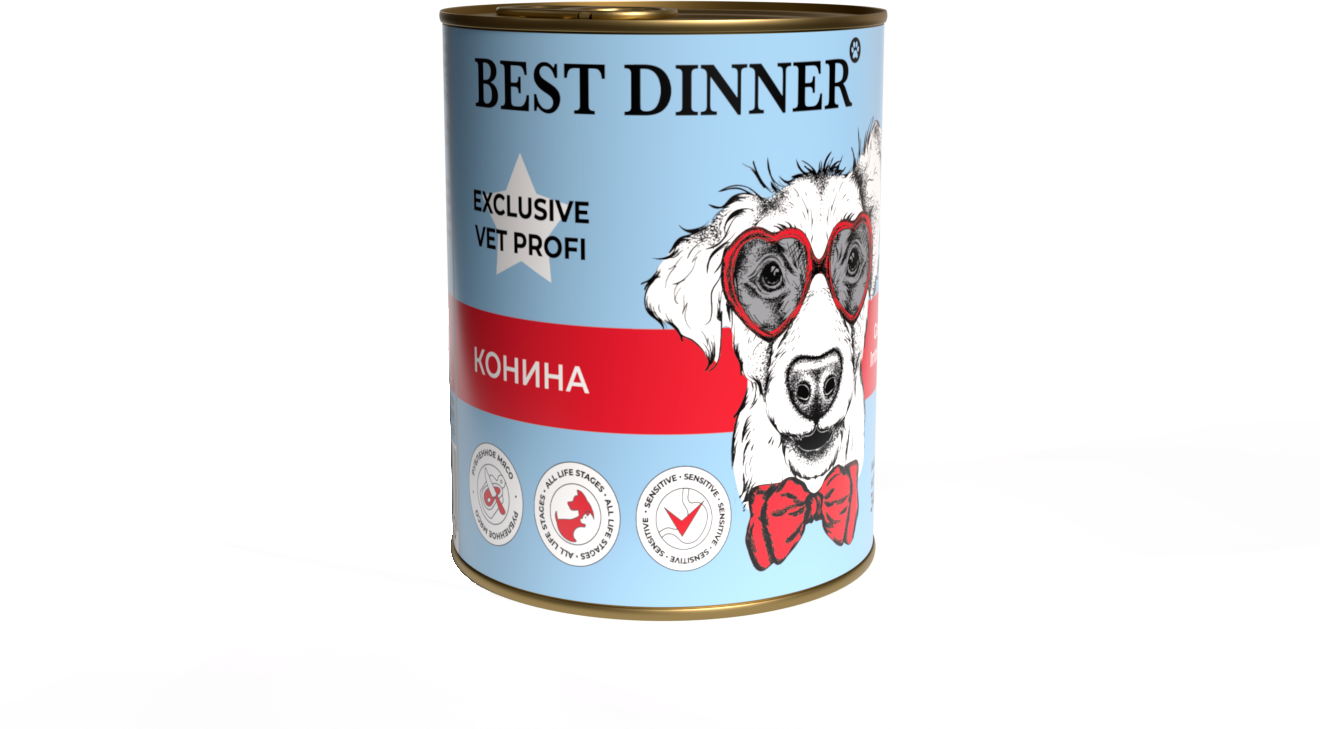 Консервы для собак Best Dinner Exclusive Vet Profi Gastro Intestinal Конина 0,34 кг