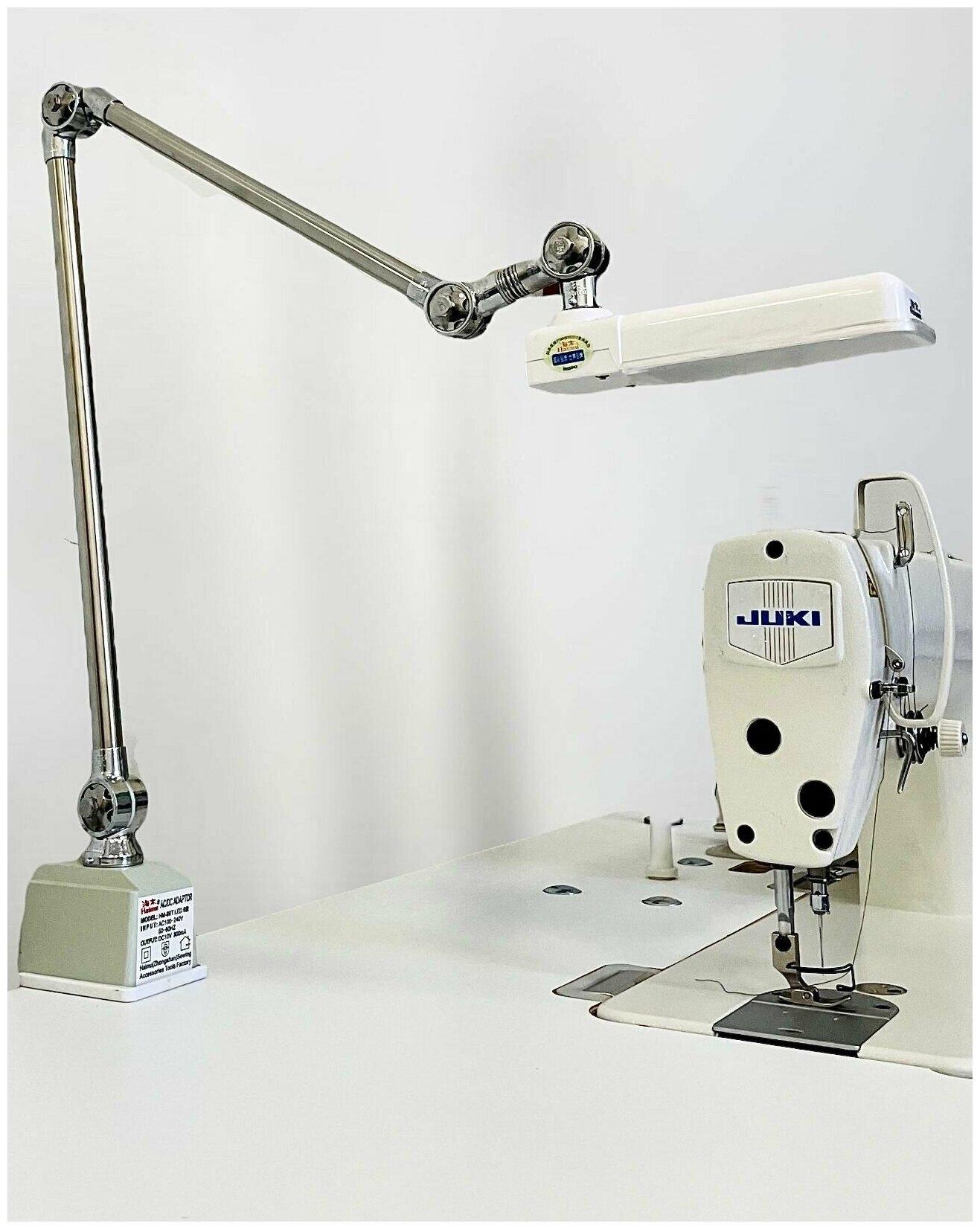 Светильник HAIMU HM-99T (6 светодиодов) для промышленной швейной машины/ на струбцине - фотография № 6