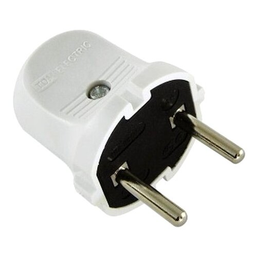 фото Вилка tdm еlectric sq1806-0001 6 а черный/белый