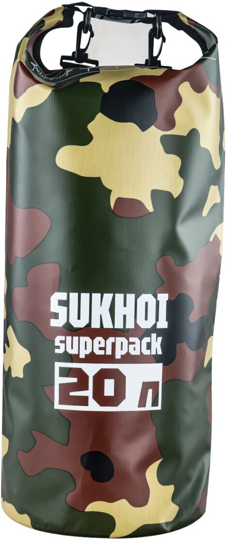 Герметичный мешок Sukhoi Superpack 20 л (камуфляж)