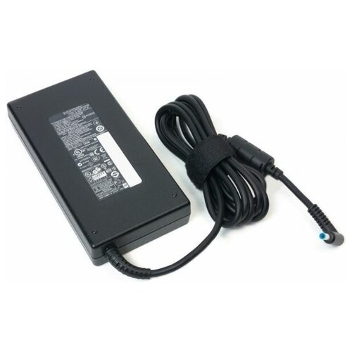 Блок питания (сетевой адаптер) для ноутбуков HP 19.5V 6.15A 120W 4.5x3.0 мм с иглой черный slim, без сетевого кабеля блок питания сетевой адаптер для ноутбуков acer 19 5v 9 23a 180w 5 5x1 7 мм slim черный без сетевого кабеля