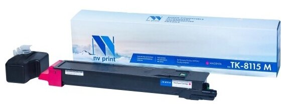 Тонер-картридж NV Print совместимый NV-TK-8115 Magenta для Kyocera EcoSys-M8124/EcoSys-M8130 (6000k)