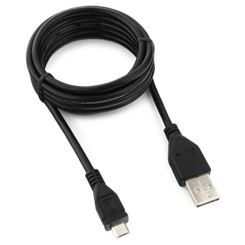 Кабель Cablexpert USB A - micro USB 1.8 метра 956271 кабель usb 2 0 pro am bm 4 5 метра экранирование для снижения помех позолоченные контакты cablexpert