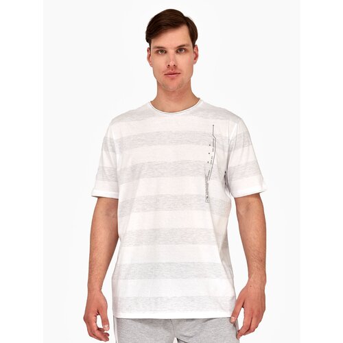 Футболка Claudio Campione, размер 58, белый