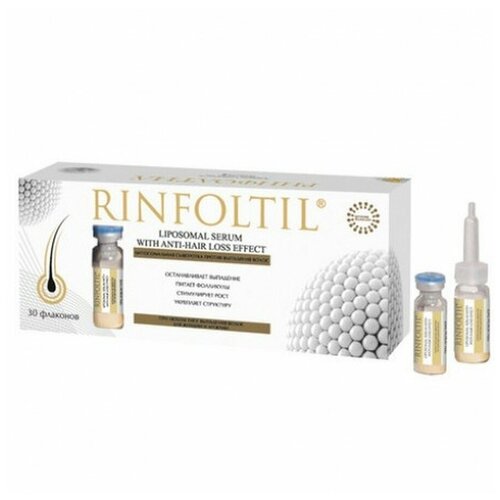 Купить Ринфолтил сыворотка липосомная против выпадения волос при любом типе выпадения волос, 30 флаконов, Rinfoltil