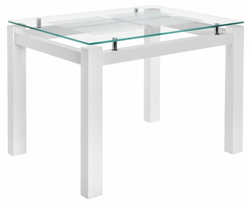 фото Стол стеклянный woodville Бран орех кантри