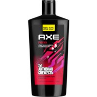 AXE 2в1 гель для душа и шампунь PHOENIX XXL Арктическая мята и травы, свежесть и увлажнение 610 мл