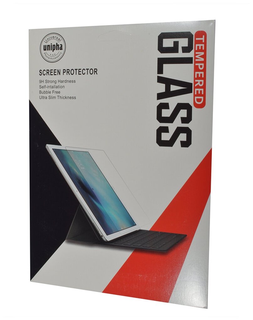 Защитное стекло для Samsung T860/T865 TAB S6 0.33mm белый картон