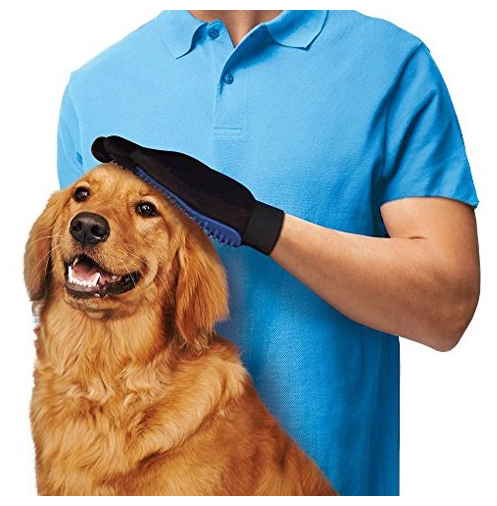 Перчатка для вычесывания шерсти домашних животных True Touch - фотография № 2