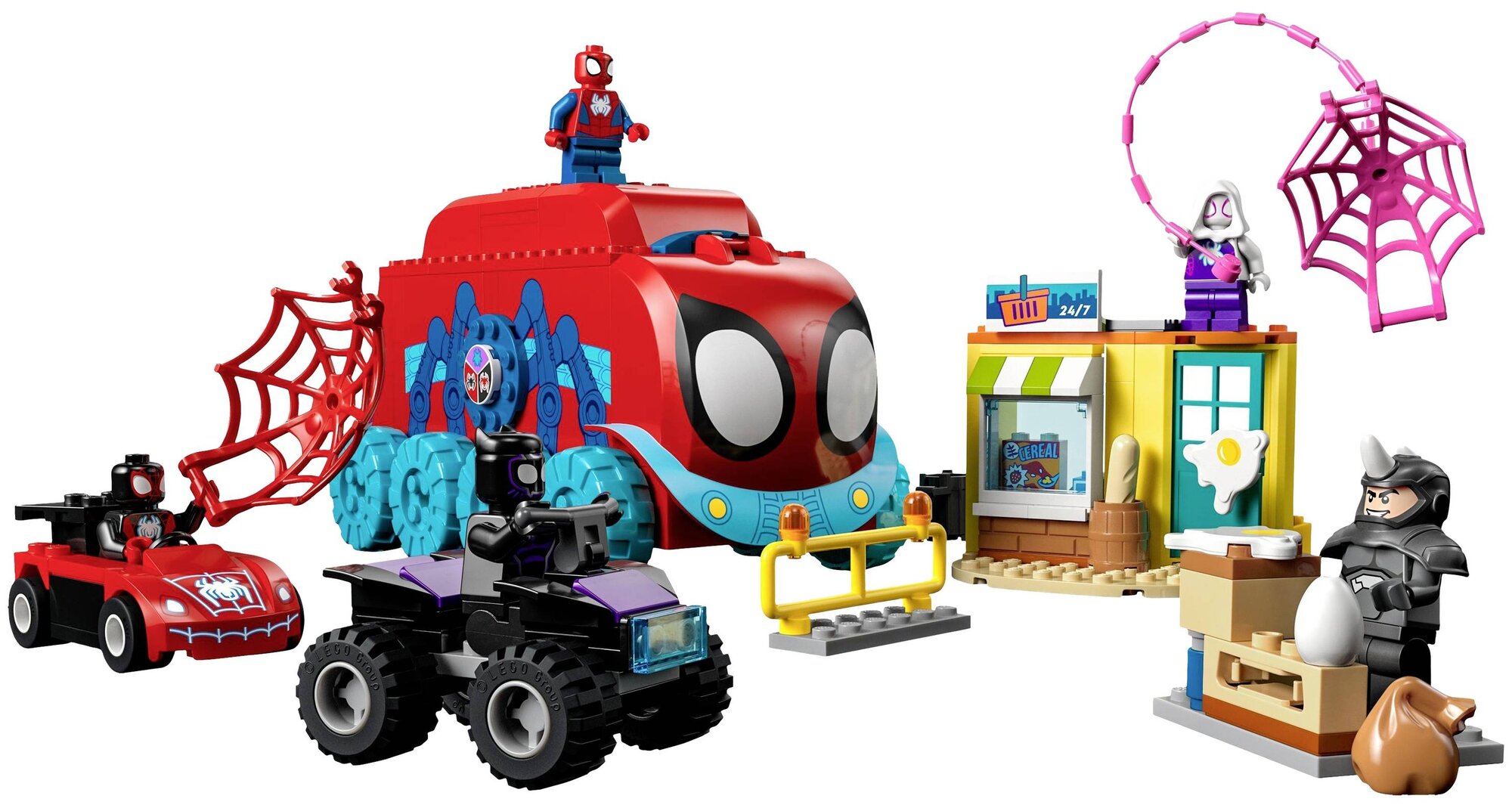 Конструктор LEGO Marvel Spiderman 10791 Мобильный аб команды Паука