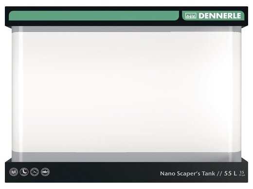 Аквариум с оборудованием DENNERLE NANO scaper's tank Basic Style LED, 55 литров (45х36х34см)