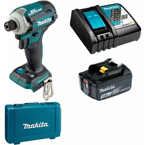 Шуруповерт ударный аккумуляторный 18В LXT - 180Нм аккумулятор 3Ач и зу Makita DTD157RF 2416000₽