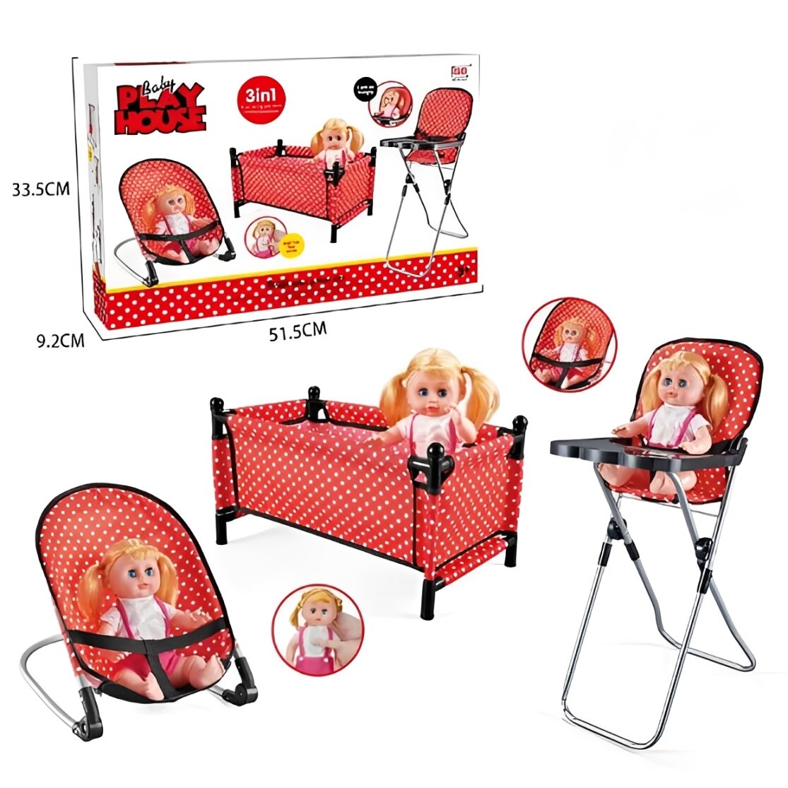 Игровой домик-трансформер Reetoys, для малышей, 3 в 1, Yl8802