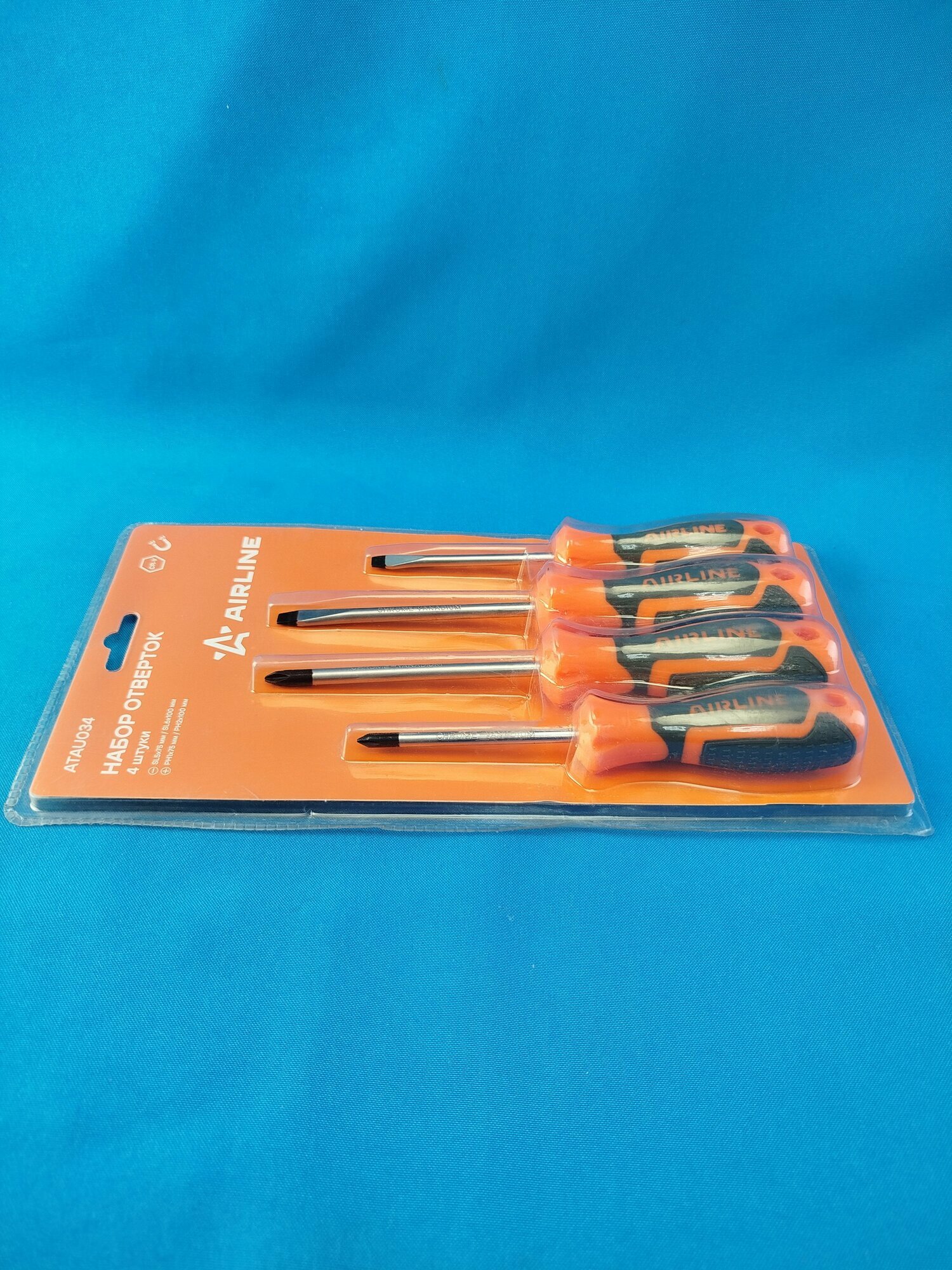 Набор отверток "AIRLINE" в блистере (4 предмета) — фото 1