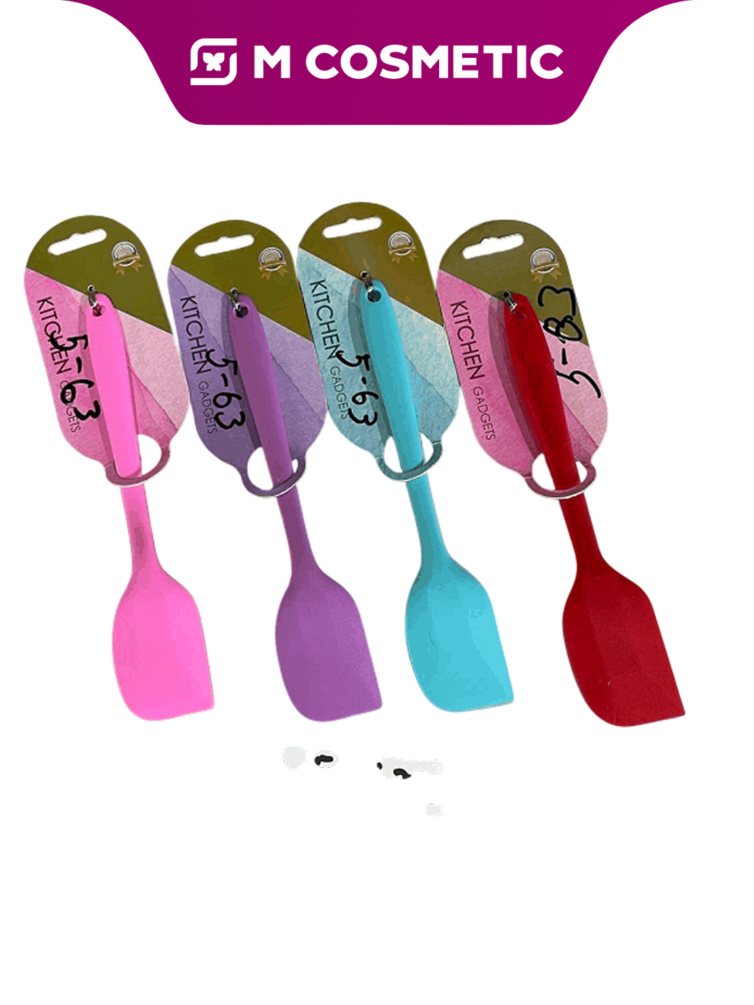 Лопатка ASIA POSUDA, силикон, малая, для антипригарной посуды