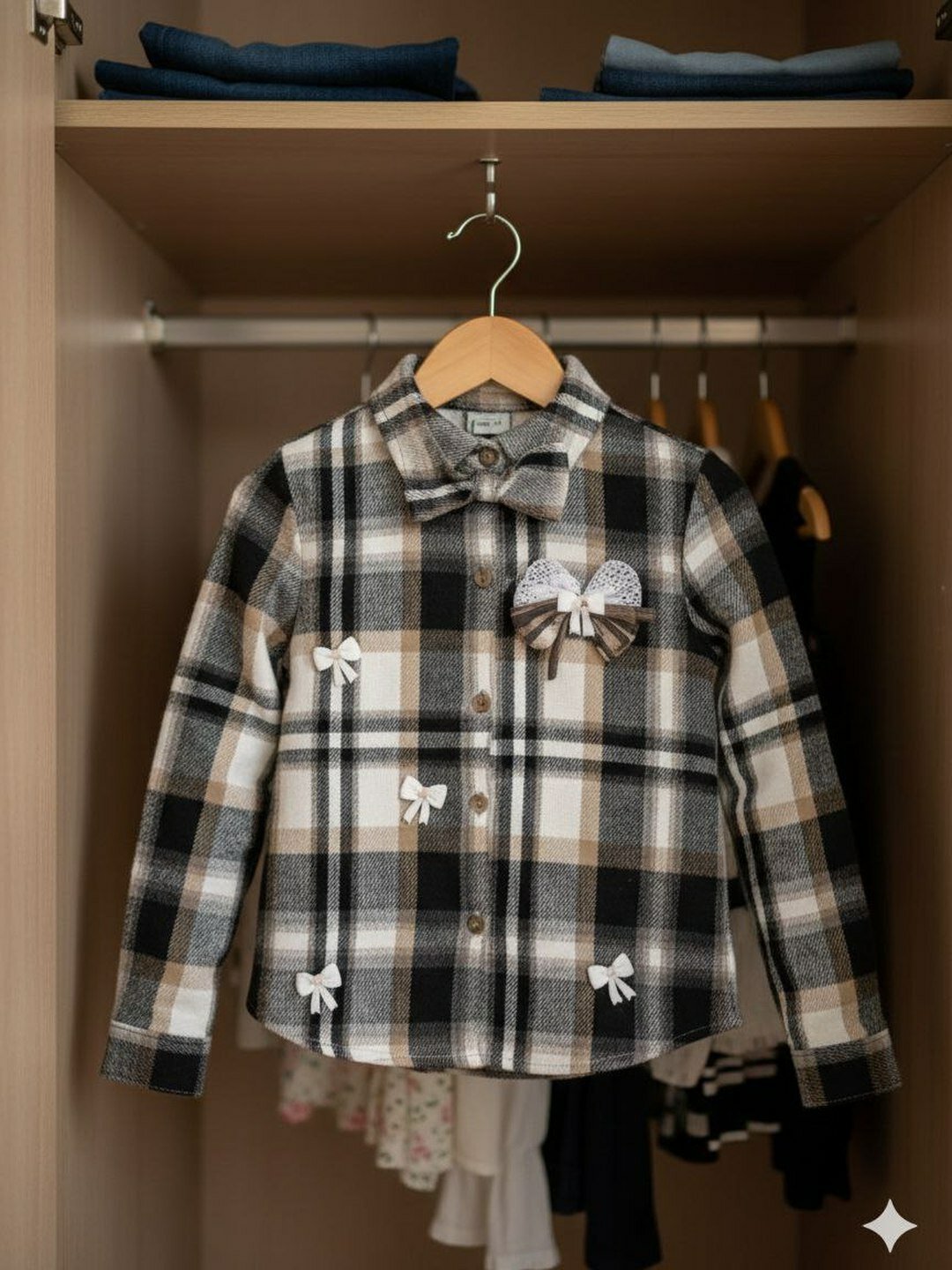 Школьное платье Klitkali ko`ylak, комплект, размер 40 42 44, 043 красный — фото 1