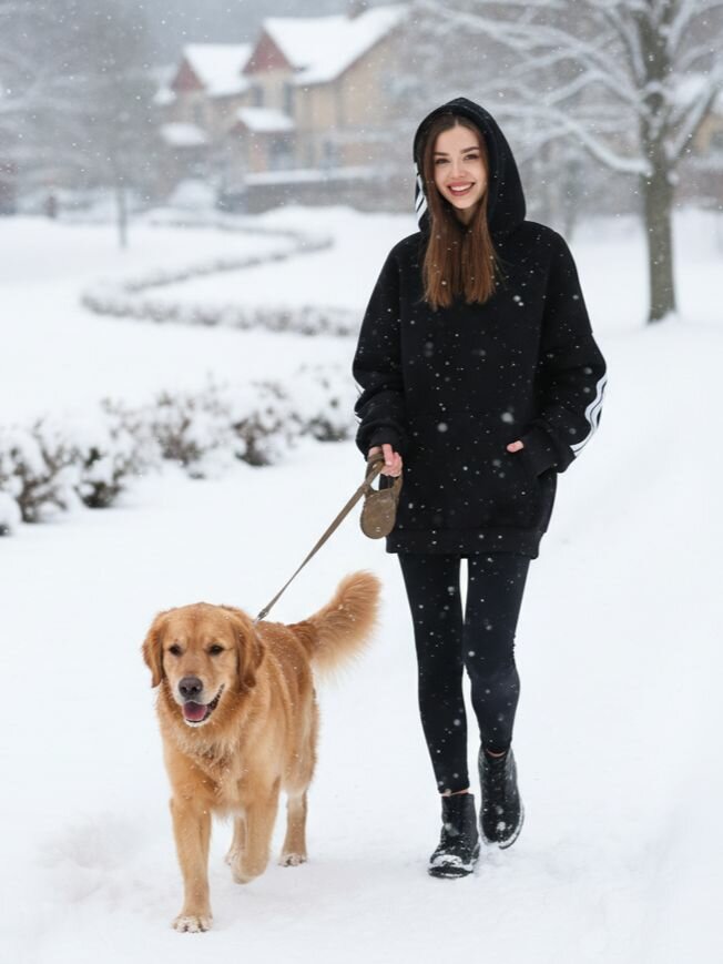 Худи Bonnita, размер 56-60, , черный/белый — фото 1