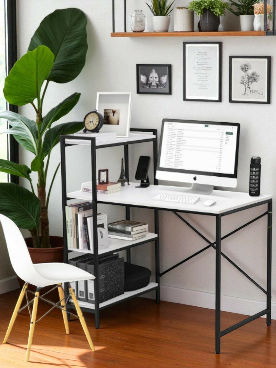 Компьютерный стол, железный, хай-тек