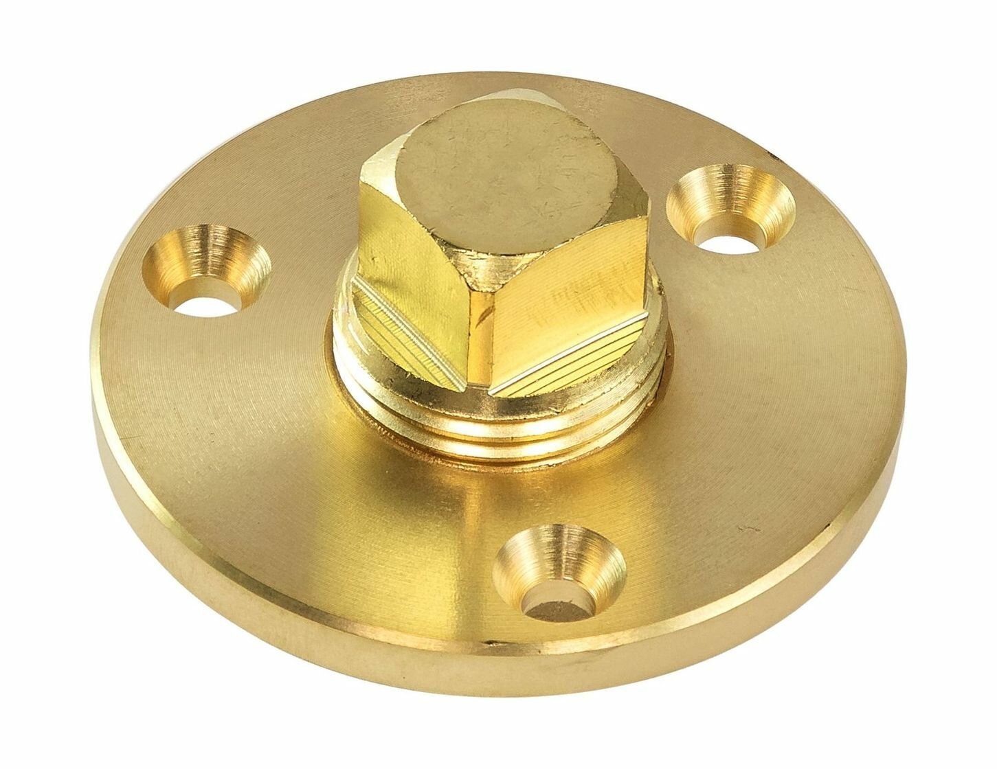 Шпигат латунный с резьбовой пробкой 18 мм, Marine Rocket