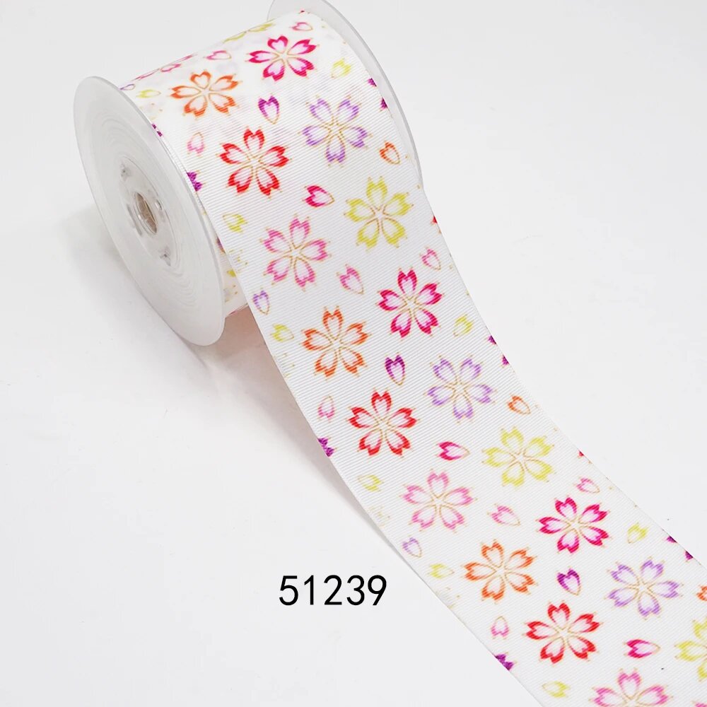 Полиэстеровые ленты топ ribbon, набор цветов, 5 ярдов Белый, 51239, 25 mm satin