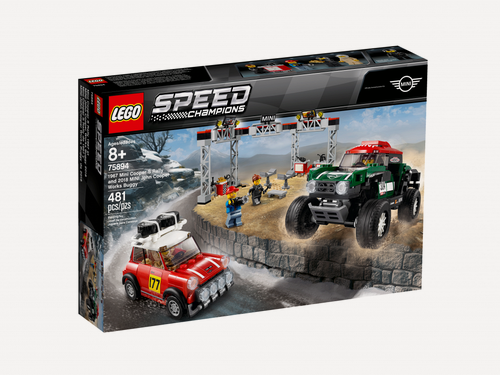 Изображение товара Конструктор LEGO Speed Champions 1967 Mini Cooper Rally и 2018 MINI John Cooper Works Buggy 75894, 481 деталь, от 8 лет