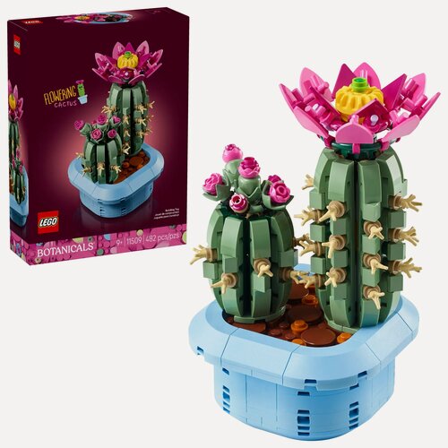 Изображение товара Конструктор LEGO BOTANICALS Цветущий кактус, 482 деталей, возраст 9+, 11509