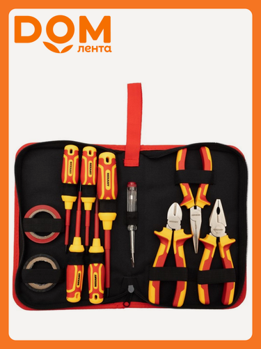 Изображение товара Набор диэлектрического инструмента REXANT RI-02, пенал, 11 предметов