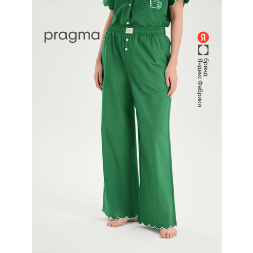 фото Брюки pragma boopla из хлопка, размер xl, зеленый