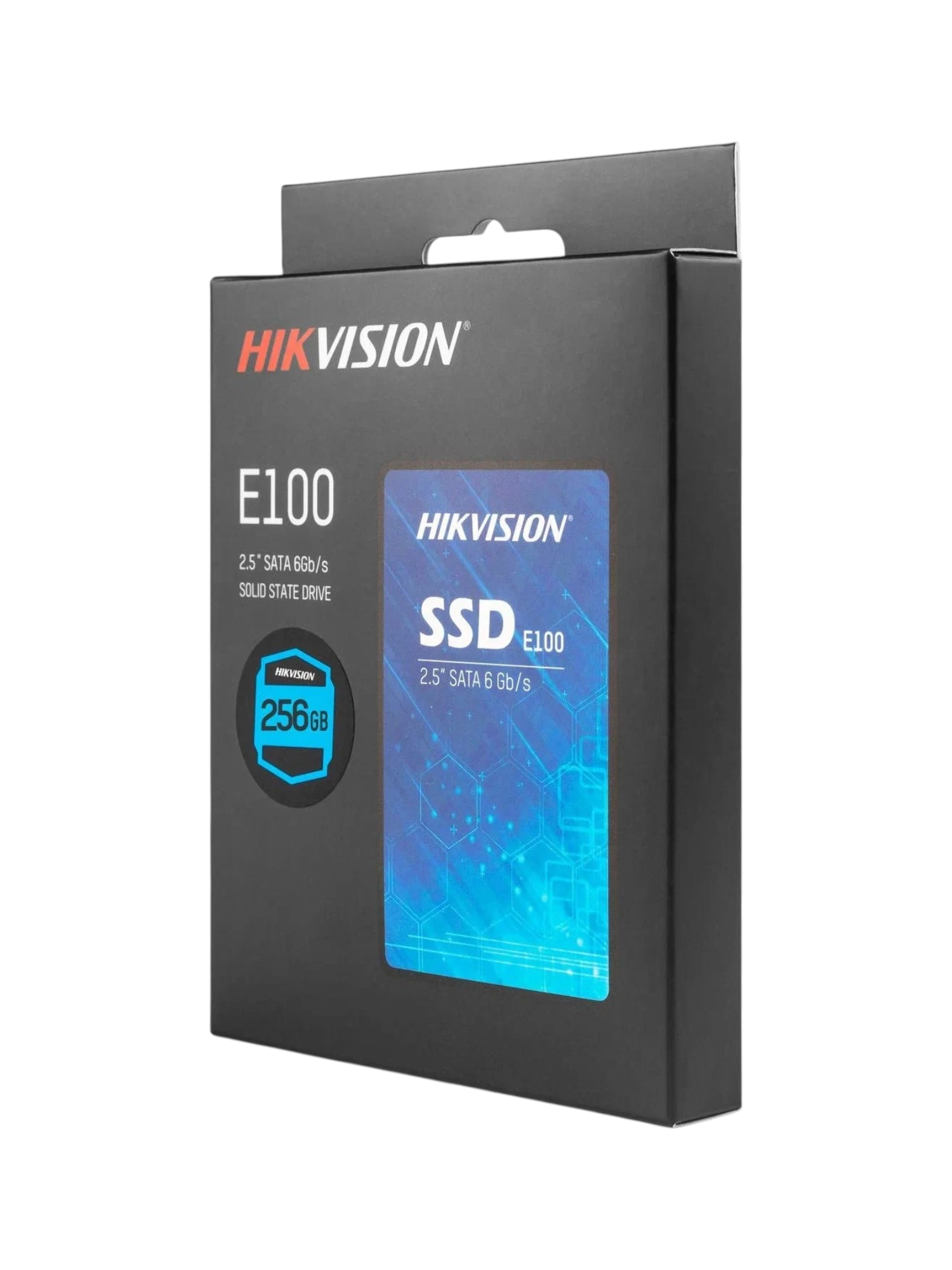 SSD накопитель Hikvision E100 256GB SATA 2.5", 560/480 МБ/с, 3D NAND