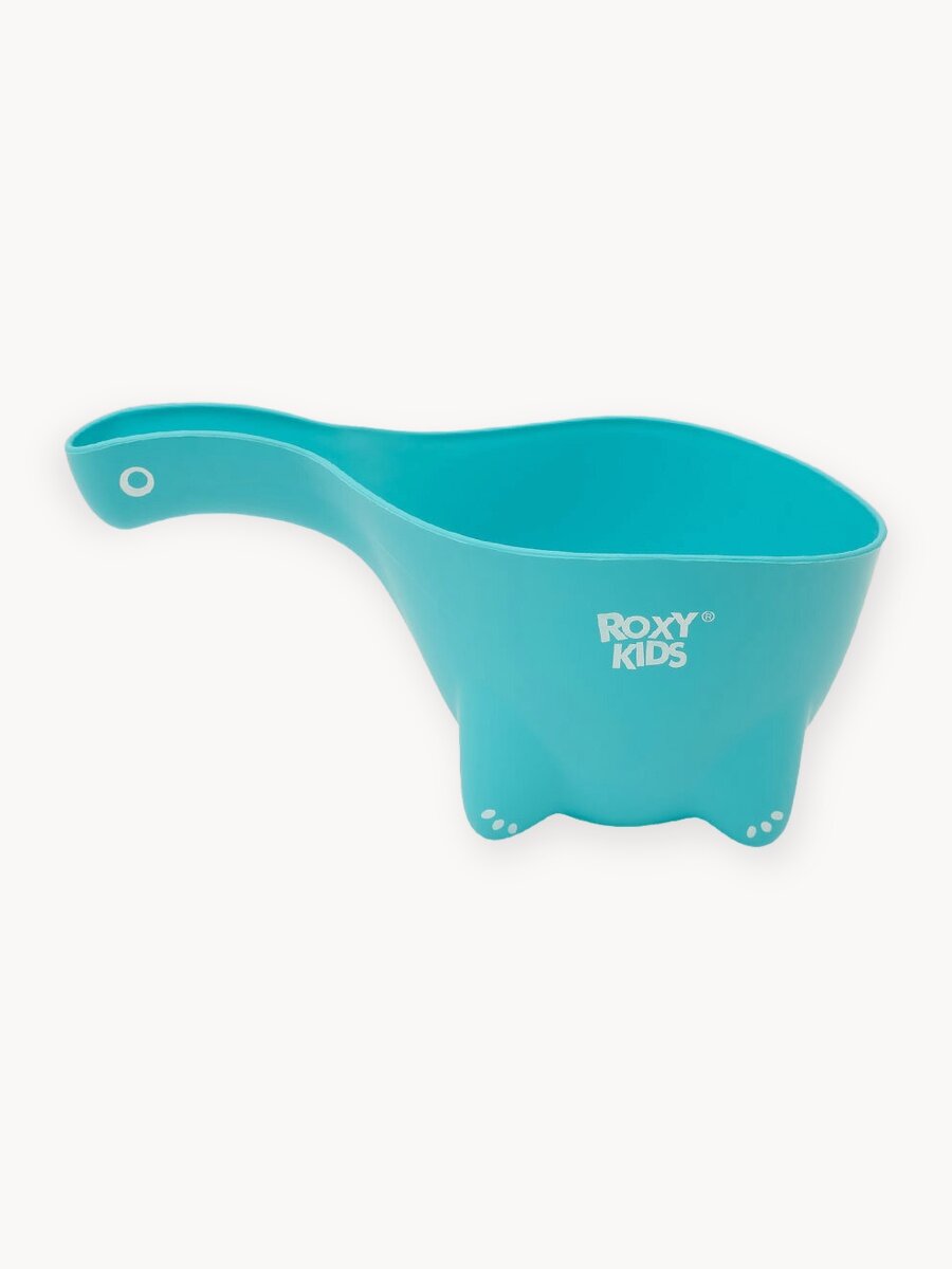 Ковшик детский для купания и мытья головы Dino Scoop от ROXY KIDS. Цвет мятный.