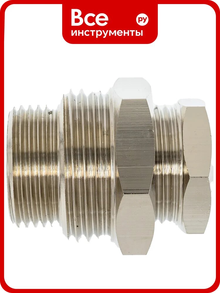 Фитинг для размещения кабеля IQWATT climatiq pipe внутри трубы climatiq fitting 3/4’-1’ 15026, латунный