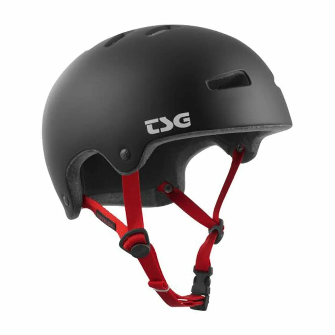 DECATHLON Шлем защитный TSG Superlight Solid Color 75050-35-129, S/M, satin black, черный