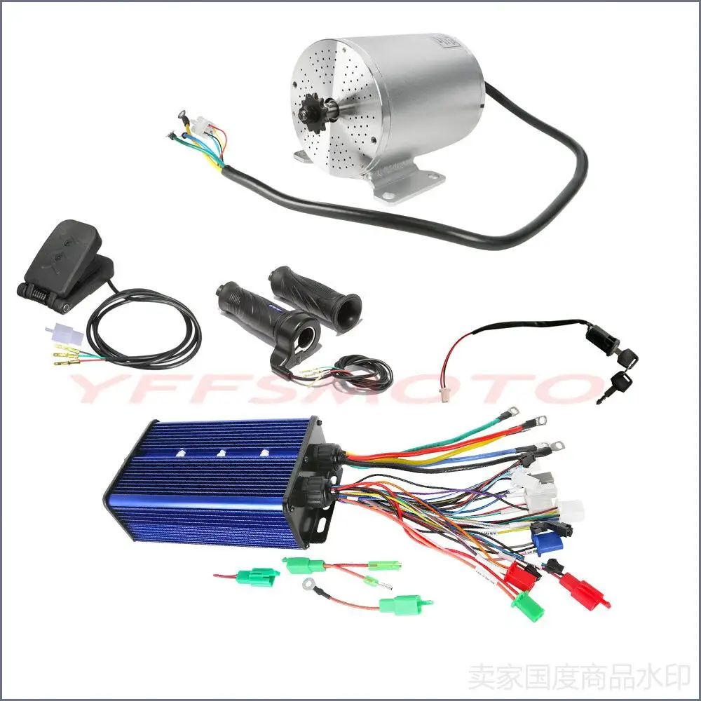 72V 3000W DC Электрический двигатель бесщеточный контроллер педаль Grip для Go Kart ATV Quad