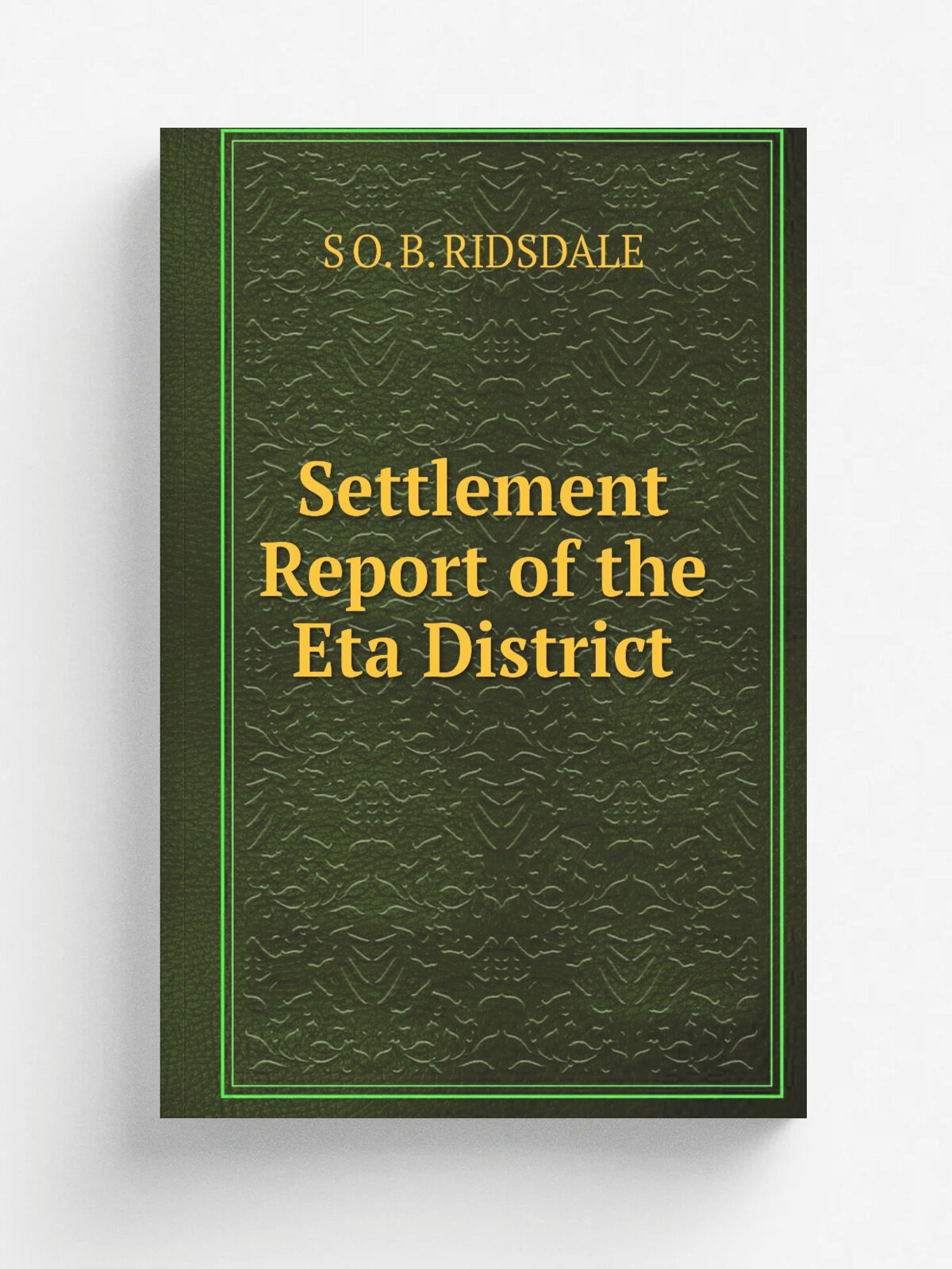 Settlement Report of the Eta District