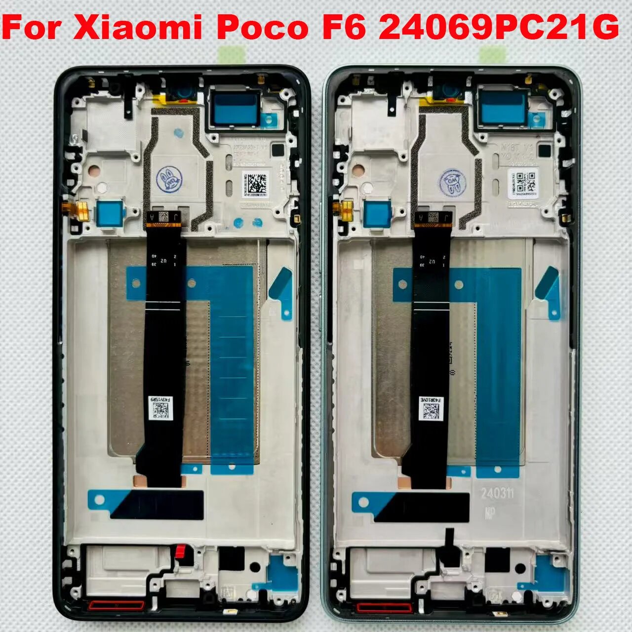 Дисплей Xiaomi Poco F6 5G 6.67" Black With frame