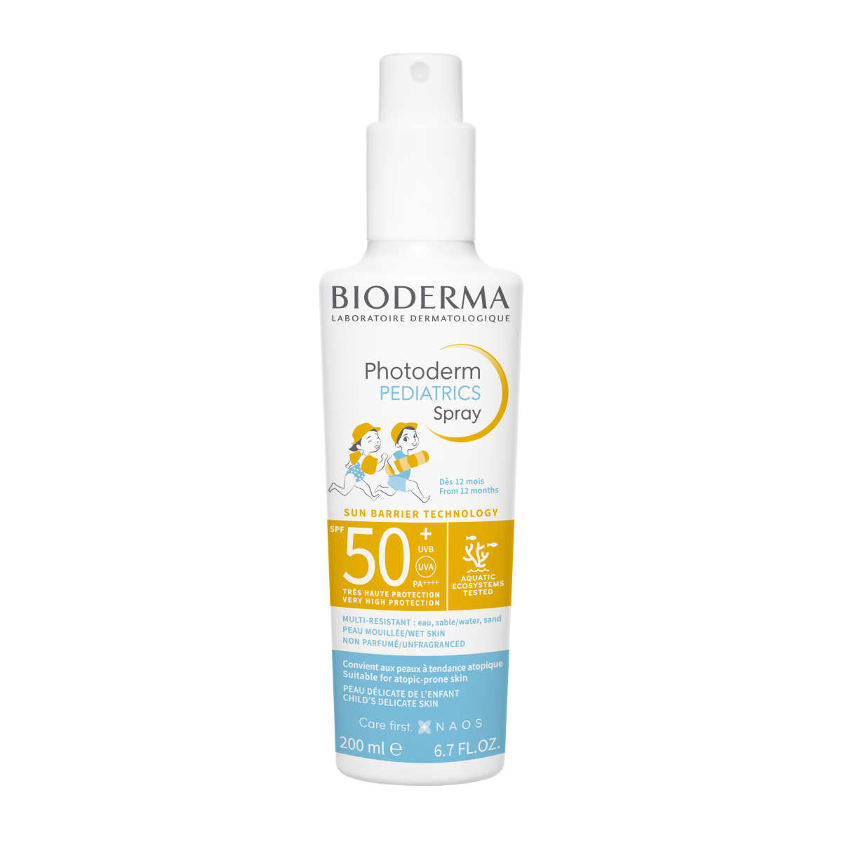 Bioderma Фотодерм Pediatrics спрей солнцезащитный детский SPF 50+ 200 мл