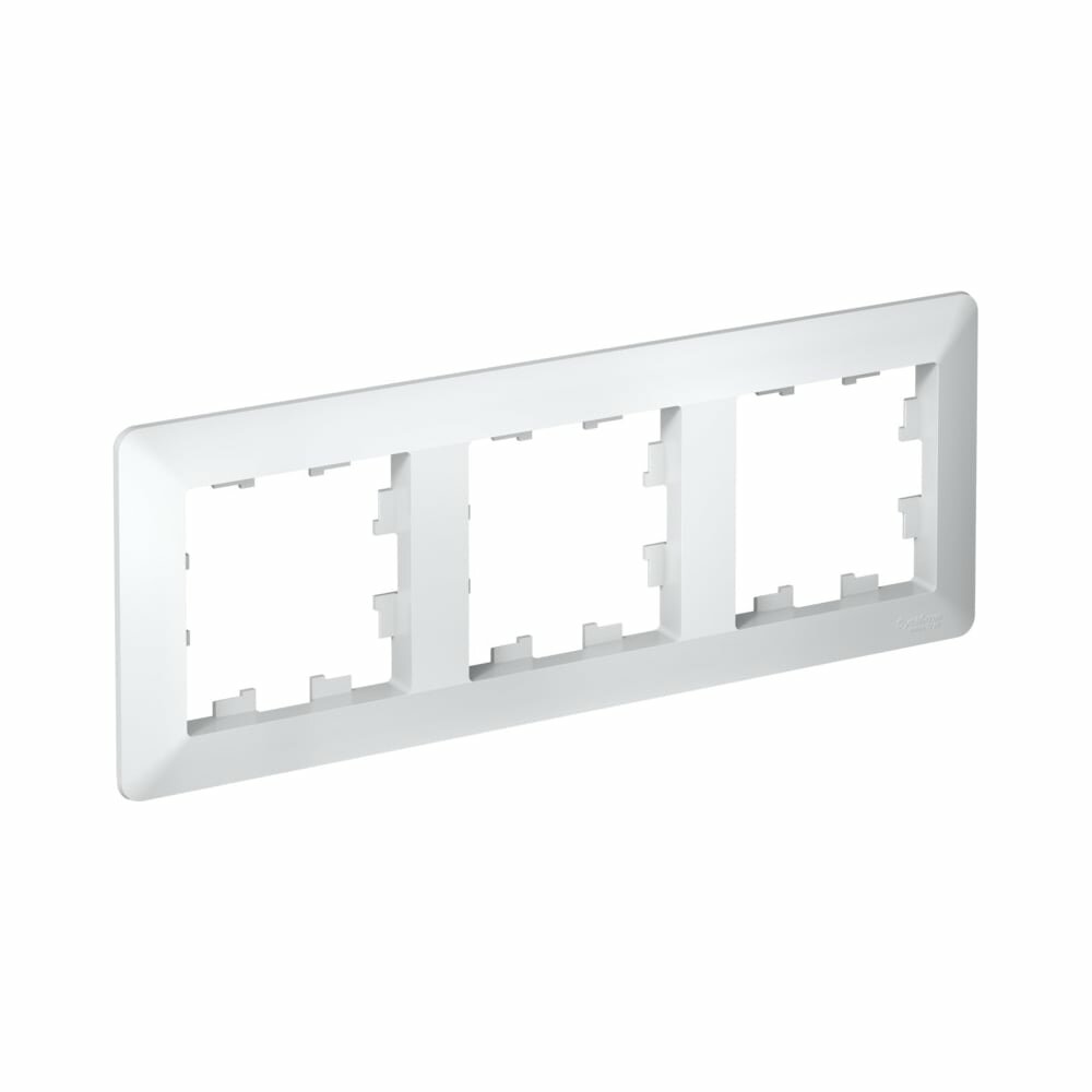 3-постовая рамка Systeme Electric ATLASDESIGN AIR белый/дымчатый белый ATN220103