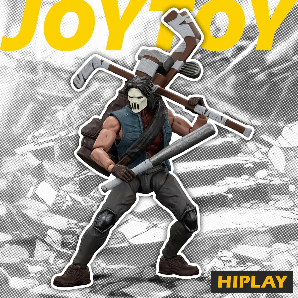 HIPLAY JOYTOY TMNT Черепашки Ниндзя Кейси Джонс JT01147 1/18 Фигурка