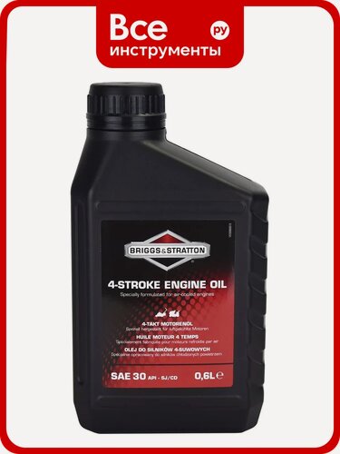 Изображение товара Масло SAE-30 (0.6 л) для 4-х тактных двигателей Briggs&Stratton 100005E-V