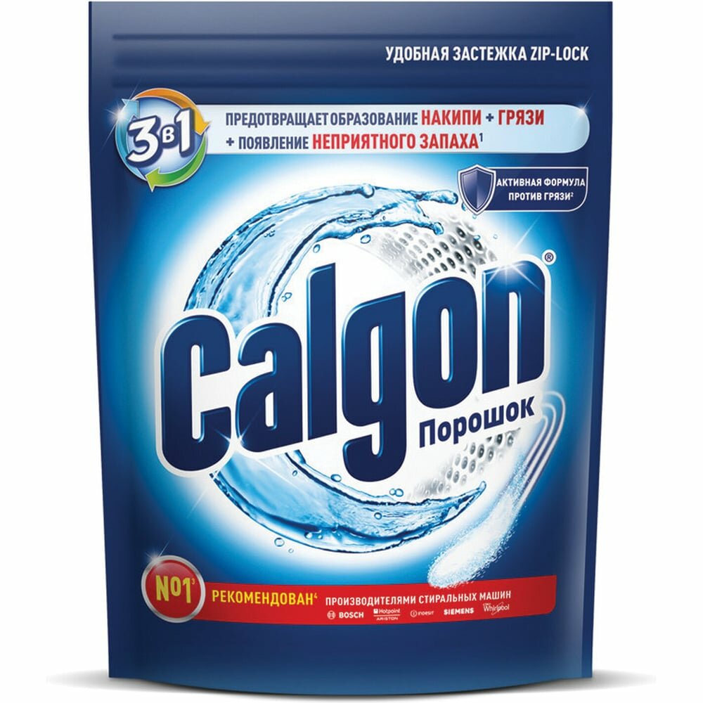 Средство для смягчения воды и удаления накипи в стиральных машинах CALGON 1.5 кг 607961