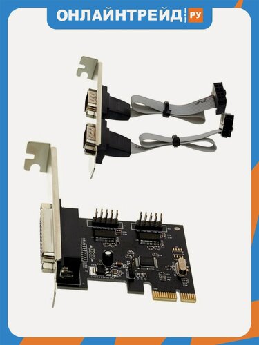 Изображение товара Контроллер Exegate EXE-303 PCI-E, 2*COM port + 1*LPT (OEM) EX281226RUS