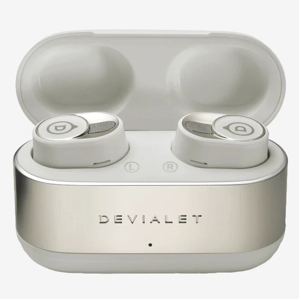 Беспроводные Bluetooth-наушники-вкладыши Devialet Gemini II, Светлый Перламутр