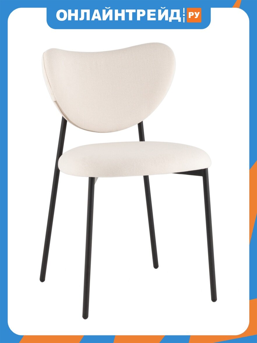 Стул обеденный Stool Group Rina велюр молочный