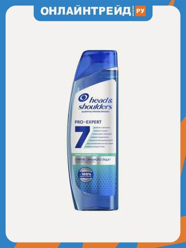 Изображение товара Шампунь против перхоти Head & Shoulders Head&Shoulders Pro-Expert 7в1 Снятие сильного зуда, 300 мл