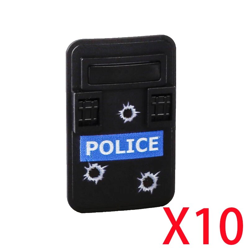 Нашивка Police с пулями, 10 шт, цвет B2-7-2