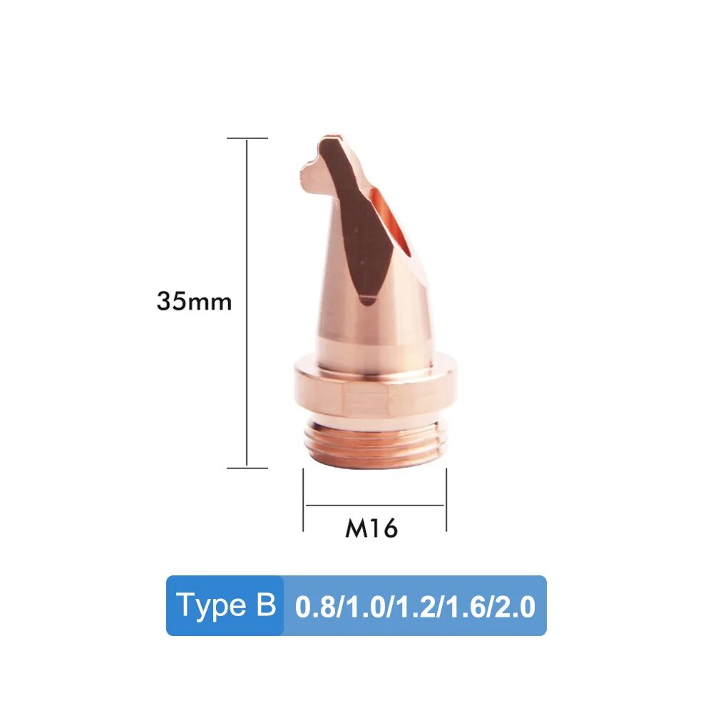Сварочное сопло QILIN Type B, калибр 0.8mm, M16